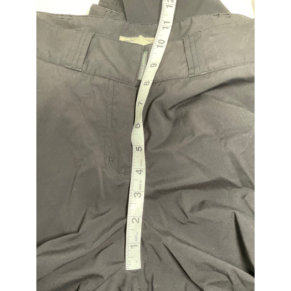ExOfficio Womens Hiking Pants Black Size 10 Nylon Stretch Straight Leg - Picture 11 of 14